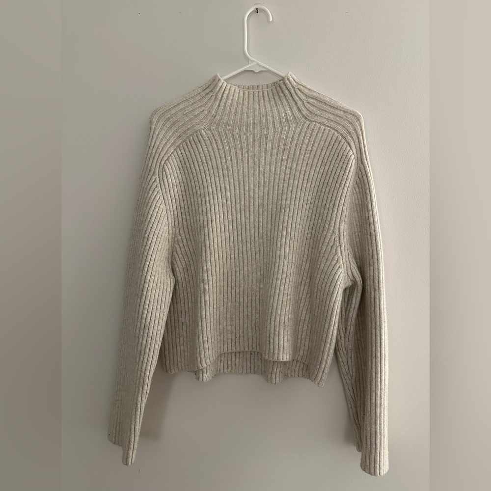 H&M Wool Blend Cream Sweater